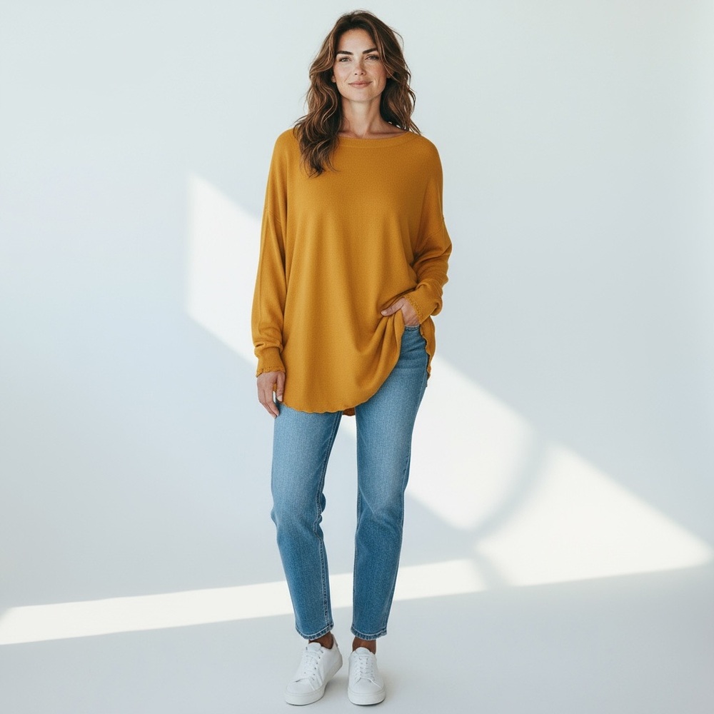 Gold Free People Top Size NWT